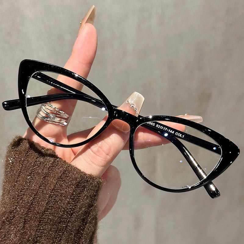 Anti Blue Light Film - Kleine Cat Eye-brillen Dames Meisjes Mode-brillenmonturen