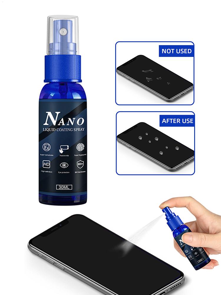 Vloeibare schermbeschermer Spr - Oleophobic Coating Spray recensie en prijs