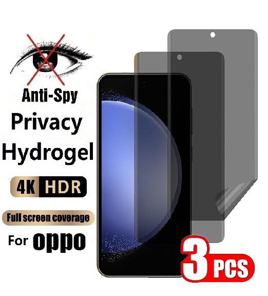 3 stuks Privacy Hydrogel Folie - Oppo A78 recensie en prijs