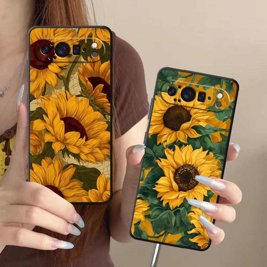 Zonnebloem Zee Funda Telefoon  - Google Pixel 9 recensie en prijs