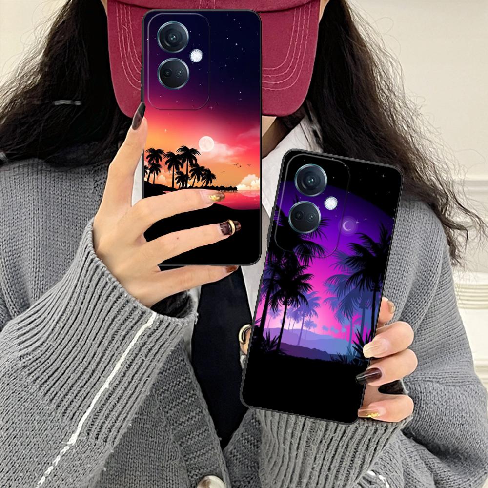 Zonsondergang Kokospalmen Tele - Oppo Reno 12 recensie en prijs