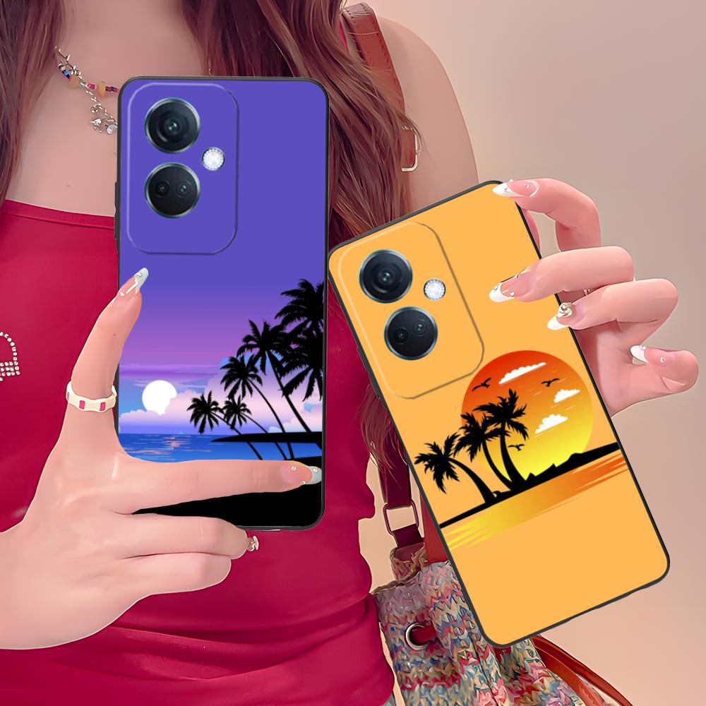 Zonsondergang Kokospalmen Tele - Oppo Reno 12 recensie en prijs