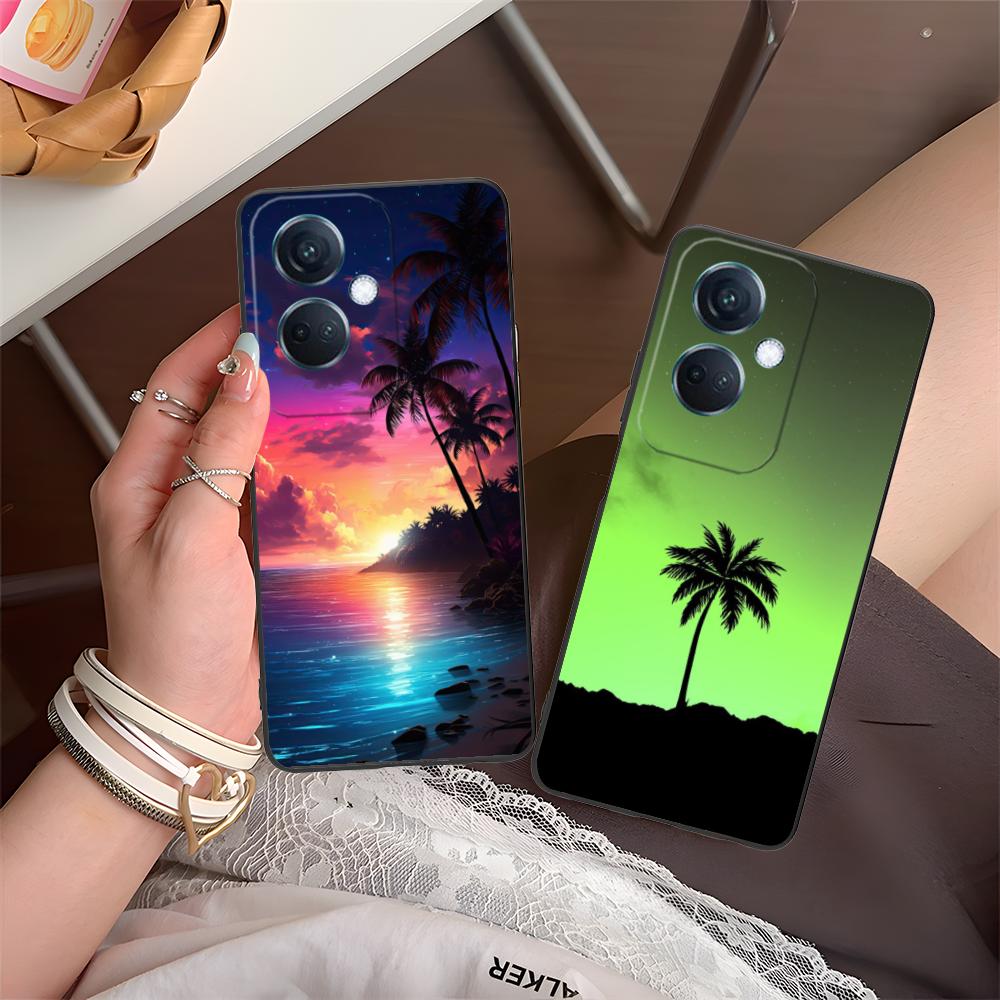 Zonsondergang Kokospalmen Tele - Oppo Reno 12 recensie en prijs