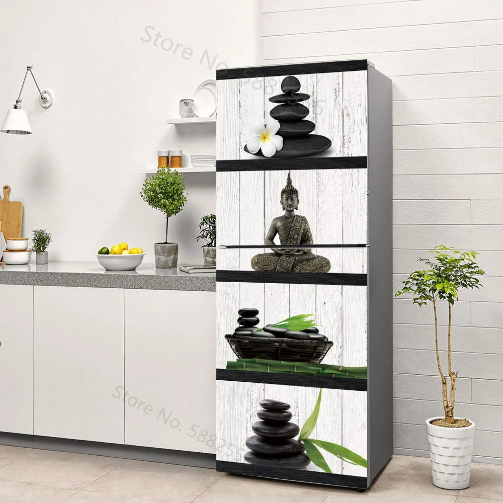 Buddha Art Vinyl Koelkast Stic - Full Cover Adhesive recensie en prijs